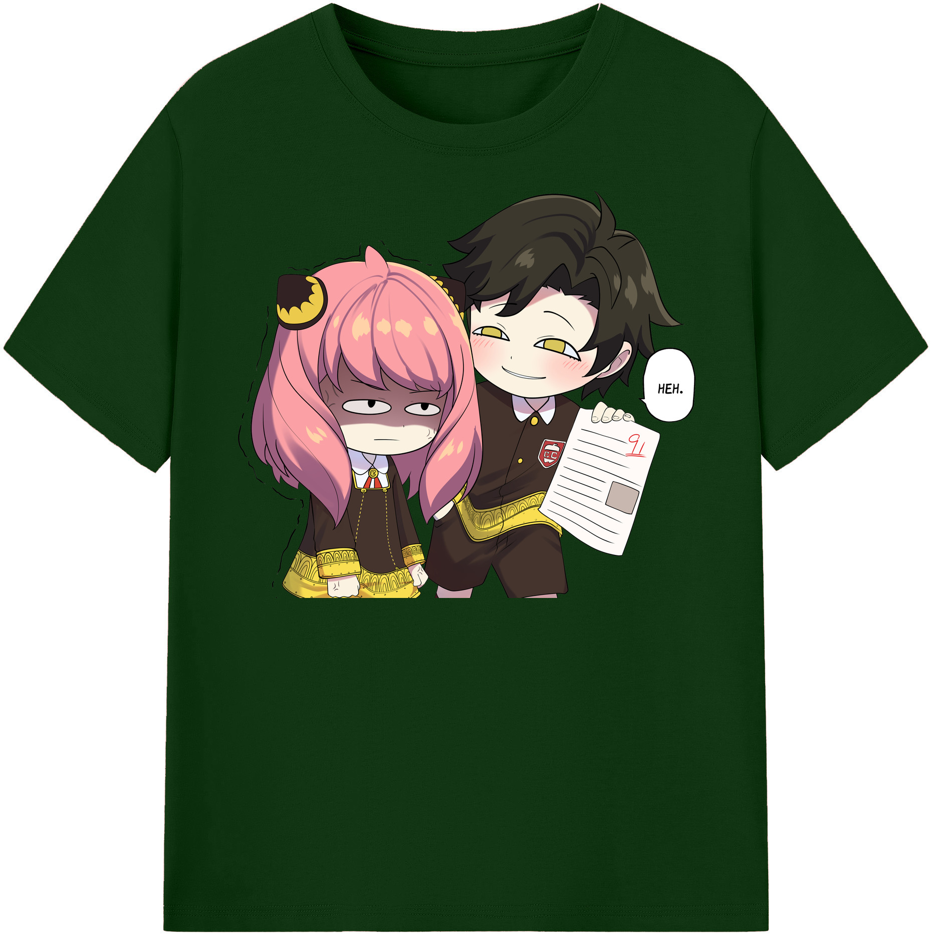 （画像用） SPY×FAMILY间谍家家酒 綿100％半袖Tシャツ（フロントプリント）